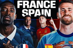 法国狂轰16球对西班牙仅失1球,FIFA预热半决赛:利矛VS坚盾